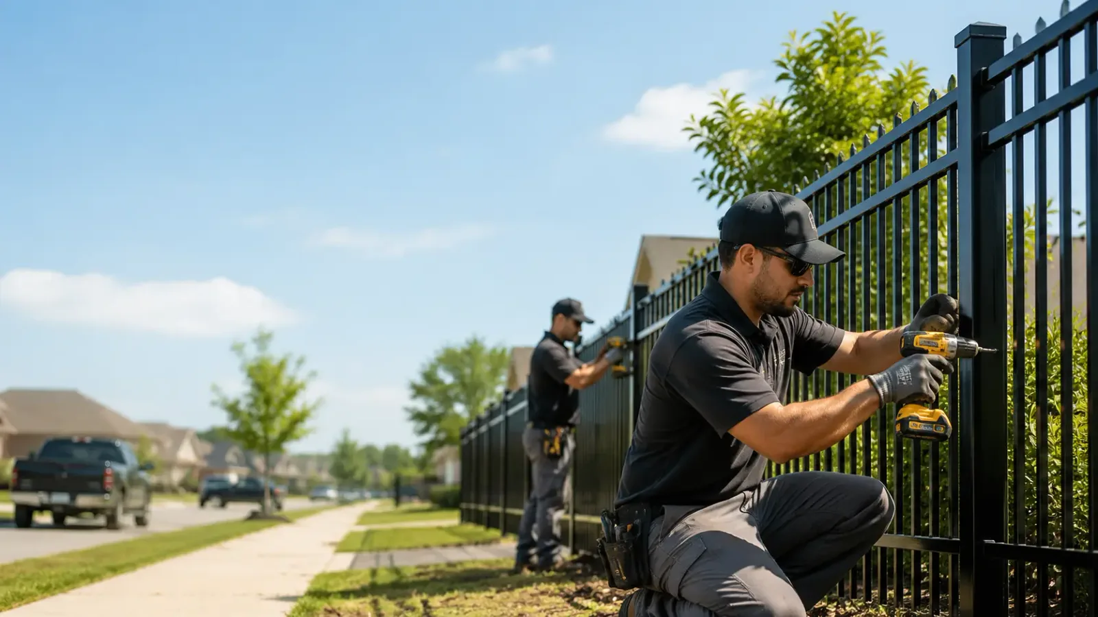 Metal Fence Installation in Coahoma, TX